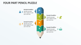 Four Part Pencil Puzzle - Slide 1