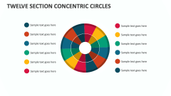 Twelve Section Concentric Circles - Slide 1