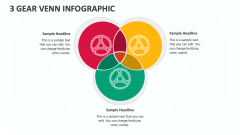 3 Gear Venn Infographic - Slide 1
