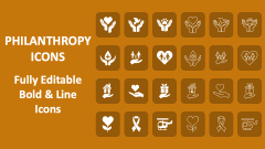 Philanthropy Icons - Slide 1