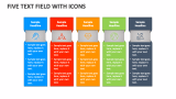 Five Text Field with Icons - Slide 1