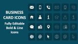 Business Card Icons - Slide 1