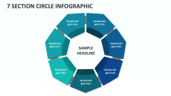 7 Section Circle infographic - Slide 1