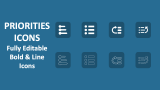 Priorities Icons - Slide 1