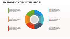 Six Segment Concentric Circles - Slide 1