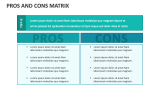Pros and Cons Matrix - Slide 3