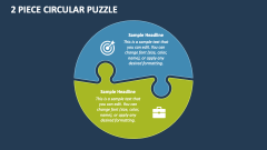 2 Piece Circular Puzzle - Slide 1