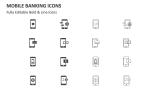 Mobile Banking Icons - Slide 2