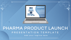 Pharma Product Launch Presentation - Slide 1