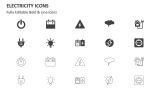 Electricity Icons - Slide 2