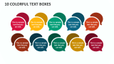 10 Colorful Text Boxes - Slide 1