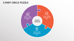 3 Part Circle Puzzle - Slide 1