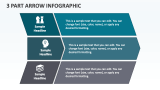 3 Part Arrow Infographic - Slide 1