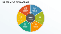 Six Segment Pie Diagram - Slide 1