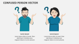 Confused Person Vector - Slide 1