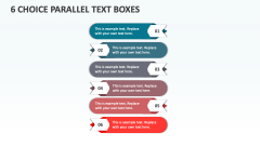 6 Choice Parallel Text Boxes - Slide 1
