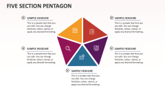 Five Section Pentagon - Slide 1