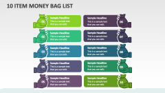 10 Item Money Bag List - Slide 1