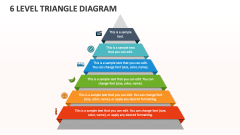 6 Level Triangle Diagram - Slide 1