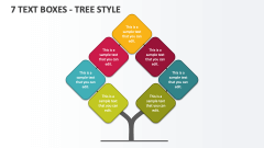 7 Text Boxes - Tree Style - Slide 1