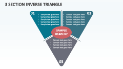 3 Section Inverse Triangle - Slide 1