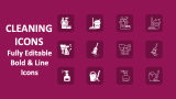 Cleaning Icons - Slide 1