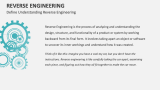 Define Understanding Reverse Engineering - Slide 2