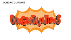 Congratulations - Slide 1