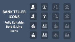 Bank Teller Icons - Slide 1