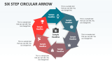 Six Step Circular Arrow - Slide 1