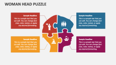 Woman Head Puzzle - Slide 1