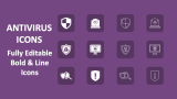 Antivirus Icons - Slide 1