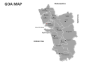 Goa Map for Google Slides and PowerPoint - PPT Slides