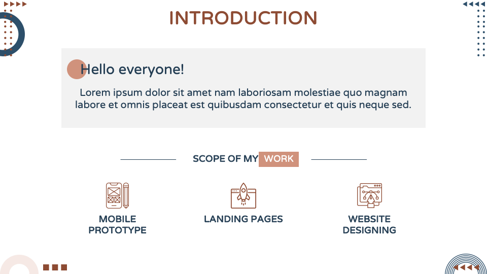 UI/UX Designer Portfolio Presentation Template for Google Slides and ...