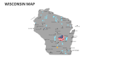 Wisconsin Map - Slide 3