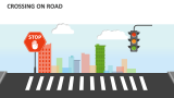 Crossing On Road - Slide 2