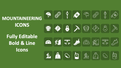 Mountaineering Icons - Slide 1