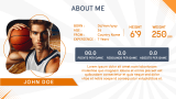 Basketball Player Portfolio Presentation - Slide 3