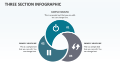 Three Section Infographic - Slide 1