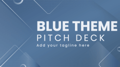Blue Pitch Deck - Slide 1