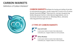 Definition of Carbon Markets? - Slide 2