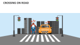 Crossing On Road - Slide 1