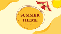 Summer Theme - Slide 1