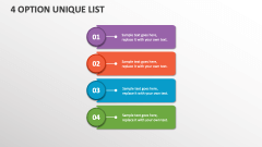 4 Option Unique List - Slide 1