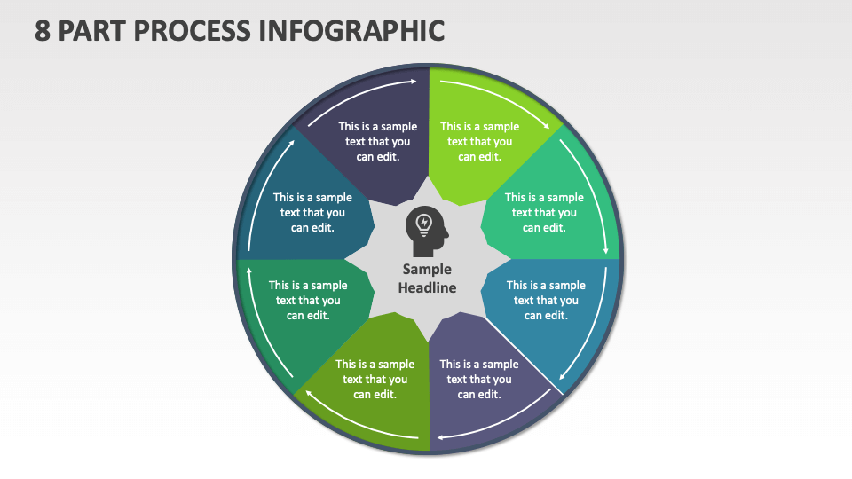 8 Part Process Infographic - Slide 1