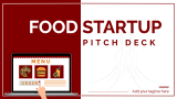 Food Startup Pitch Deck - Slide 1