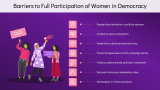 Women's Role in Democracy - Slide 9