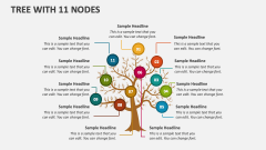 Tree with 11 Nodes - Slide