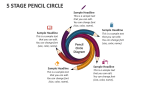 5 Stage Pencil Circle - Slide 1