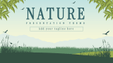 Nature Background Theme - Slide 1